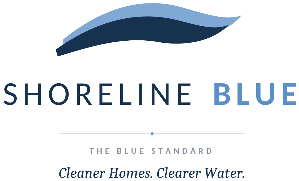 Shoreline Blue — The Blue Standard — Cleaner Homes. Clearer Water.